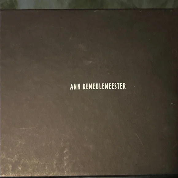 Ann Demeulemeester Clara Mule Sandal Heels - Black Leather Women’s Size 41 - Picture 9 of 10